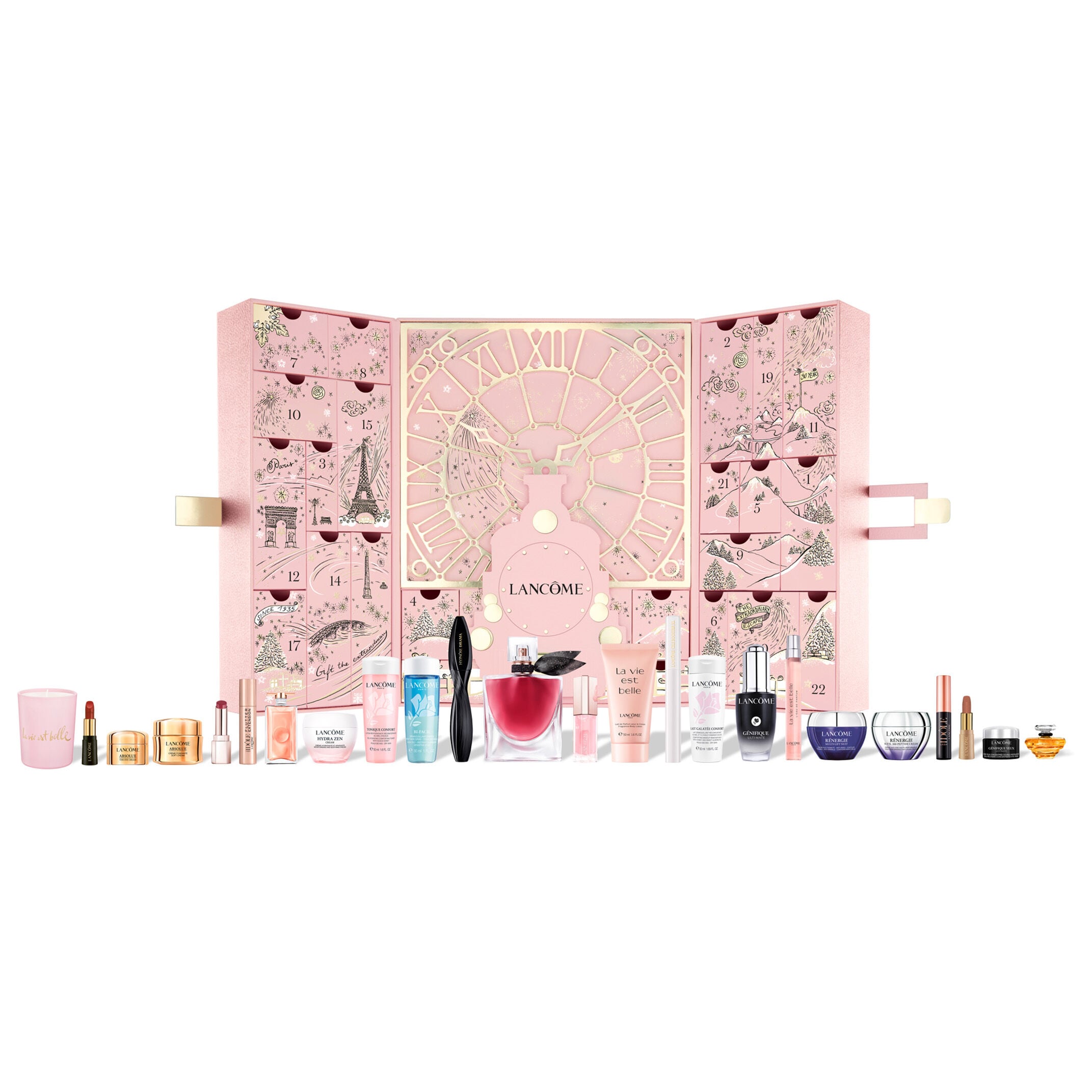 【お値下げ中】LANCOME アドベントカレンダー箱&ラヴィエベル30mL他 Discover Advent Calendar (Inter) ✓ Free Sample with every Order